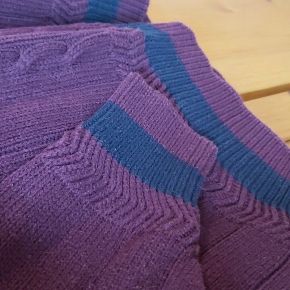 Men's Michael Gerald v neck sweater, sz L - Picture 3 of 4